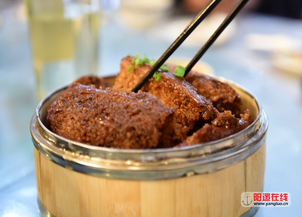 阳逻人家推出的阳逻本土八大菜：粉蒸肉.jpg