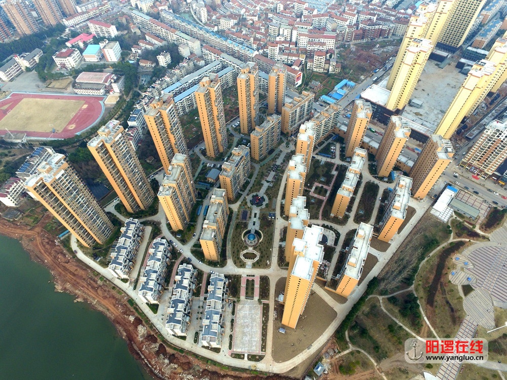 阳逻泊湖湾小区全景