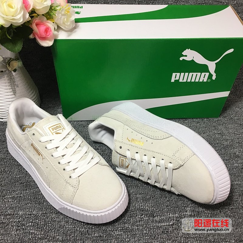 PUMA蕾哈娜Suede Platform彪马蕾哈娜简版蕾哈娜彪马2代厚底松糕鞋2.jpg