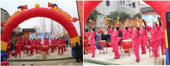 鹞子山的乡亲们自导自演---锣鼓喧天